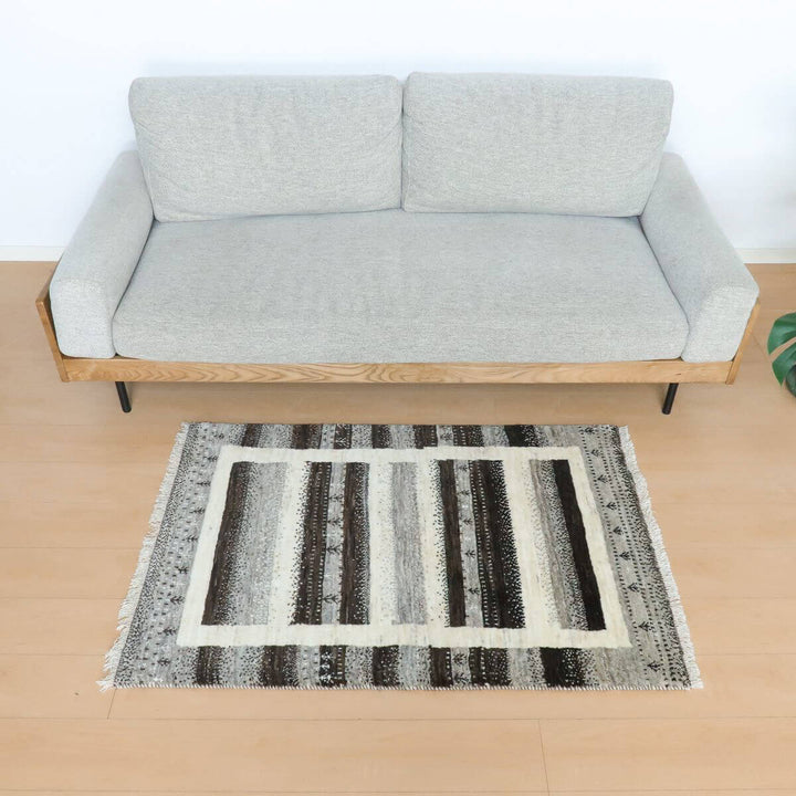 【オーダーメイド受付中】イラン　シラーズ産　ギャッベ 　（hs-11145）