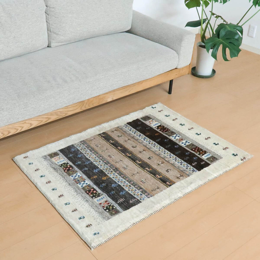 【オーダーメイド受付中】イラン　シラーズ産　ギャッベ 　（hs-11147）