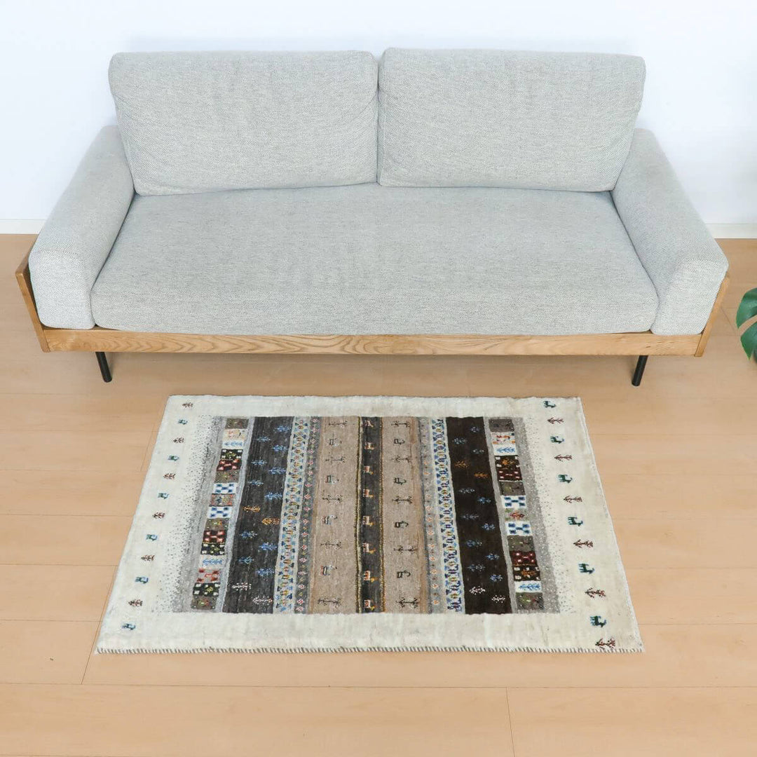 【オーダーメイド受付中】イラン　シラーズ産　ギャッベ 　（hs-11147）