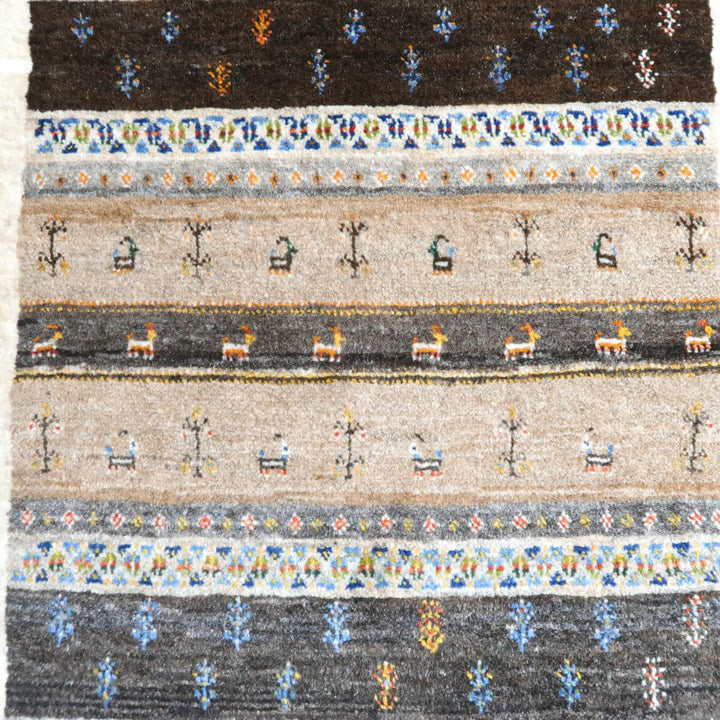 【オーダーメイド受付中】イラン　シラーズ産　ギャッベ 　（hs-11147）