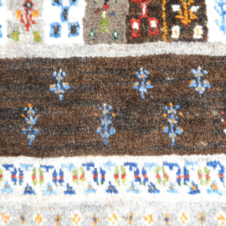 【オーダーメイド受付中】イラン　シラーズ産　ギャッベ 　（hs-11147）