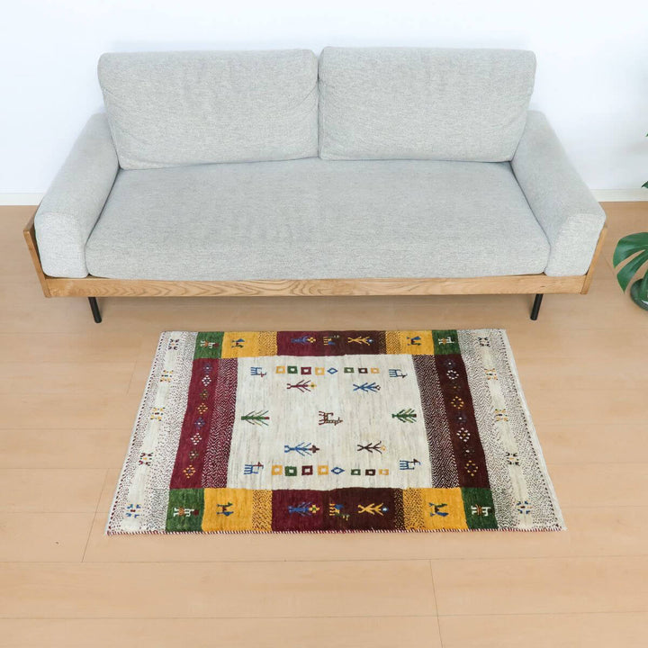 【オーダーメイド受付中】イラン　シラーズ産　ギャッベ 　（hs-11148）