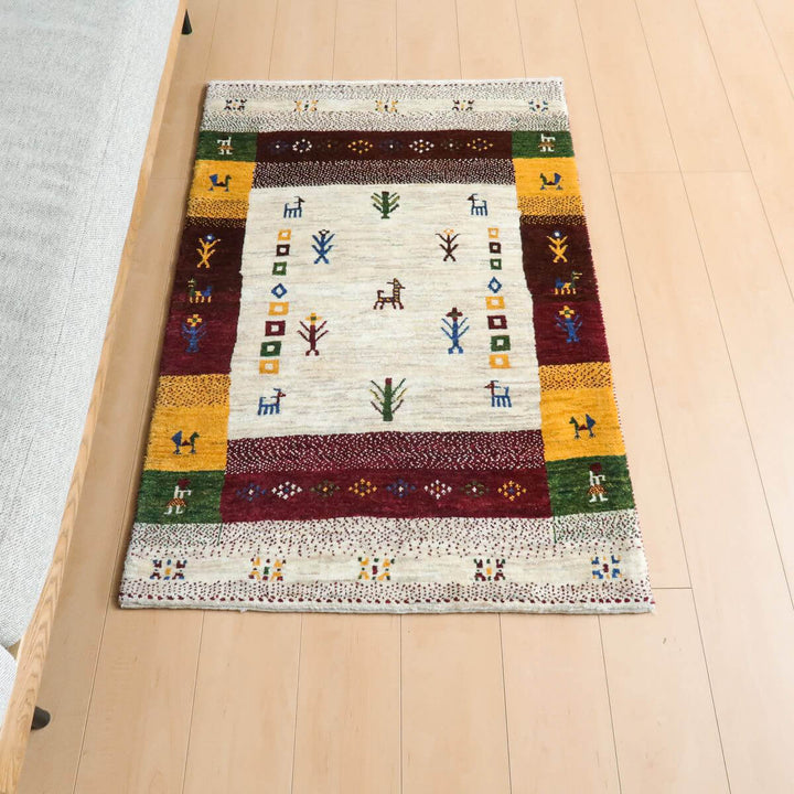 【オーダーメイド受付中】イラン　シラーズ産　ギャッベ 　（hs-11148）