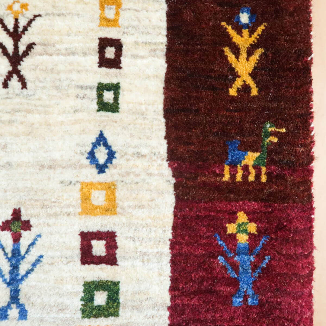 【オーダーメイド受付中】イラン　シラーズ産　ギャッベ 　（hs-11148）