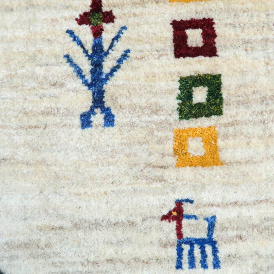 【オーダーメイド受付中】イラン　シラーズ産　ギャッベ 　（hs-11148）