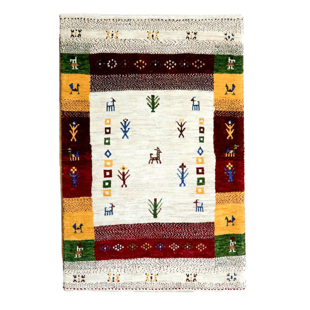 【オーダーメイド受付中】イラン　シラーズ産　ギャッベ 　（hs-11148）