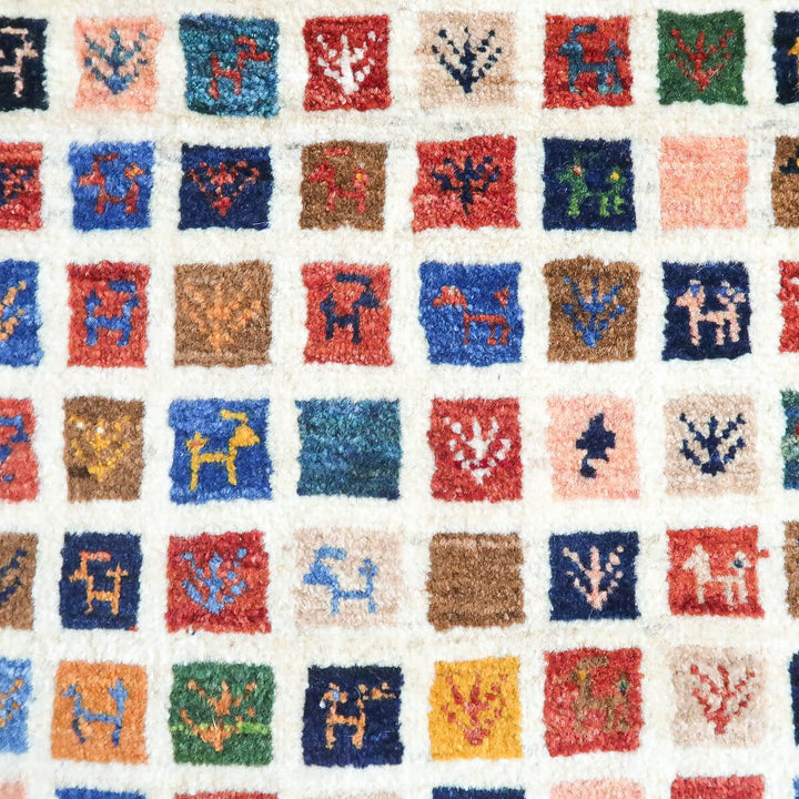 【オーダーメイド受付中】イラン　シラーズ産　ギャッベ 　（hs-11150）