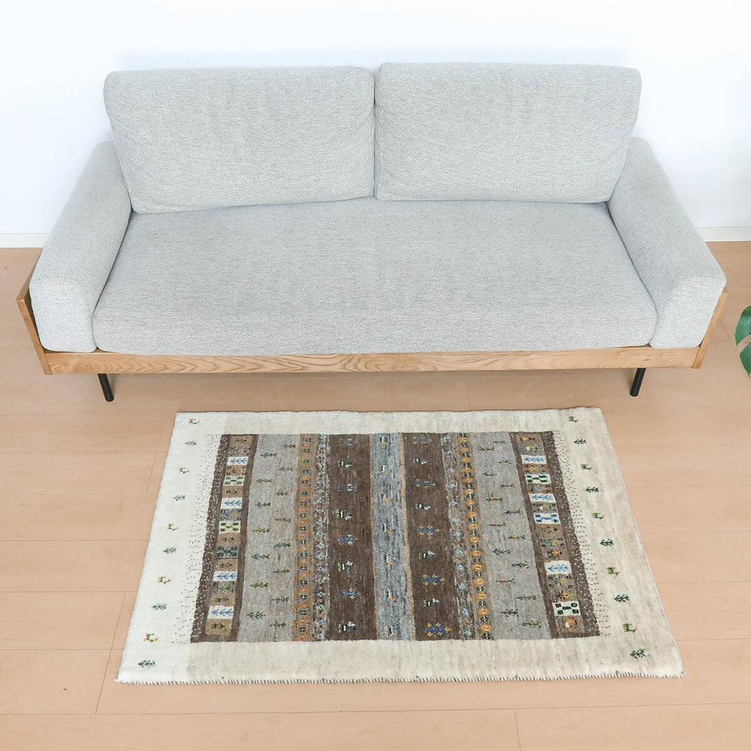 【オーダーメイド受付中】イラン　シラーズ産　ギャッベ 　（hs-11151）