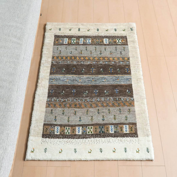 【オーダーメイド受付中】イラン　シラーズ産　ギャッベ 　（hs-11151）