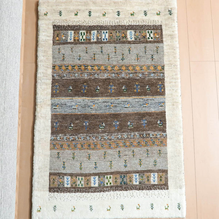 【オーダーメイド受付中】イラン　シラーズ産　ギャッベ 　（hs-11151）