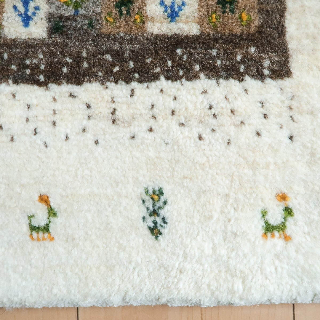 【オーダーメイド受付中】イラン　シラーズ産　ギャッベ 　（hs-11151）