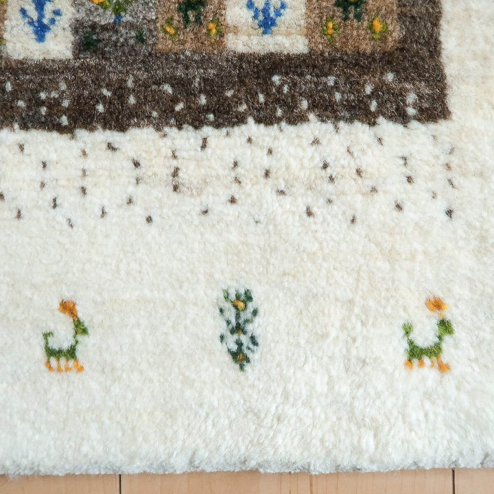 【オーダーメイド受付中】イラン　シラーズ産　ギャッベ 　（hs-11151）