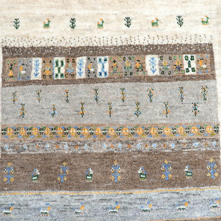 【オーダーメイド受付中】イラン　シラーズ産　ギャッベ 　（hs-11151）