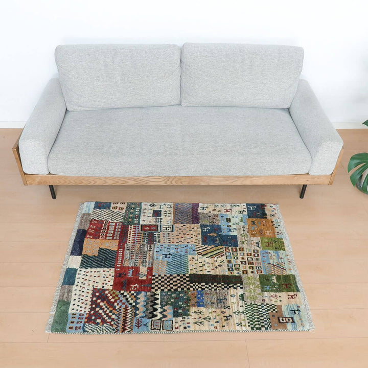 【オーダーメイド受付中】イラン　シラーズ産　ギャッベ 　（hs-11152）