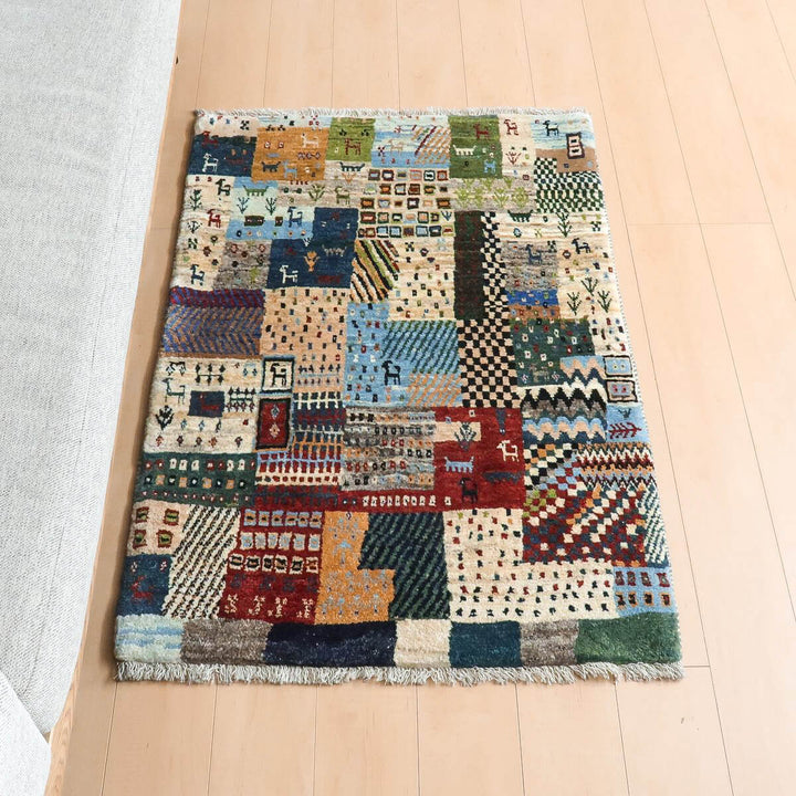 【オーダーメイド受付中】イラン　シラーズ産　ギャッベ 　（hs-11152）