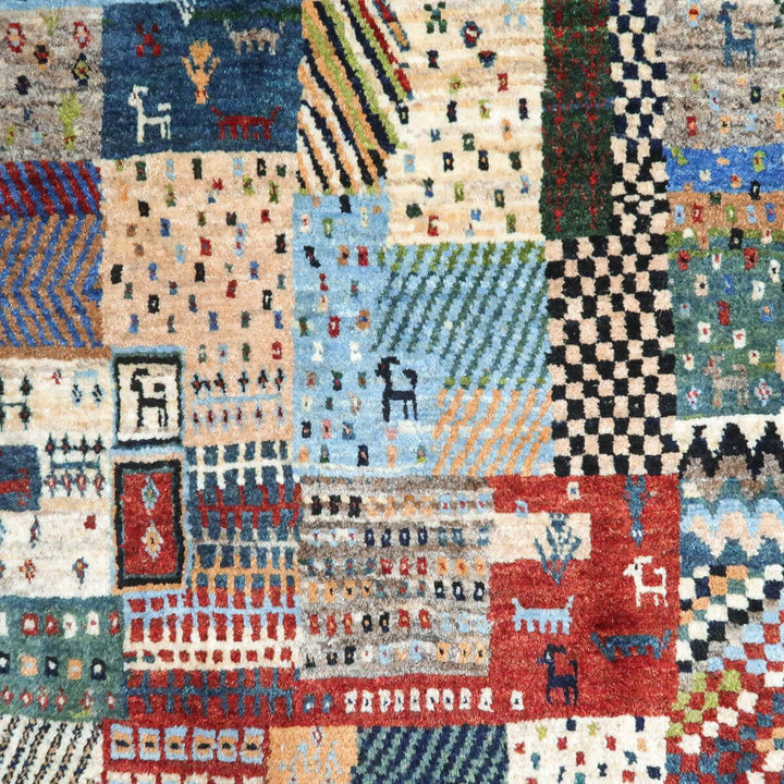 【オーダーメイド受付中】イラン　シラーズ産　ギャッベ 　（hs-11152）