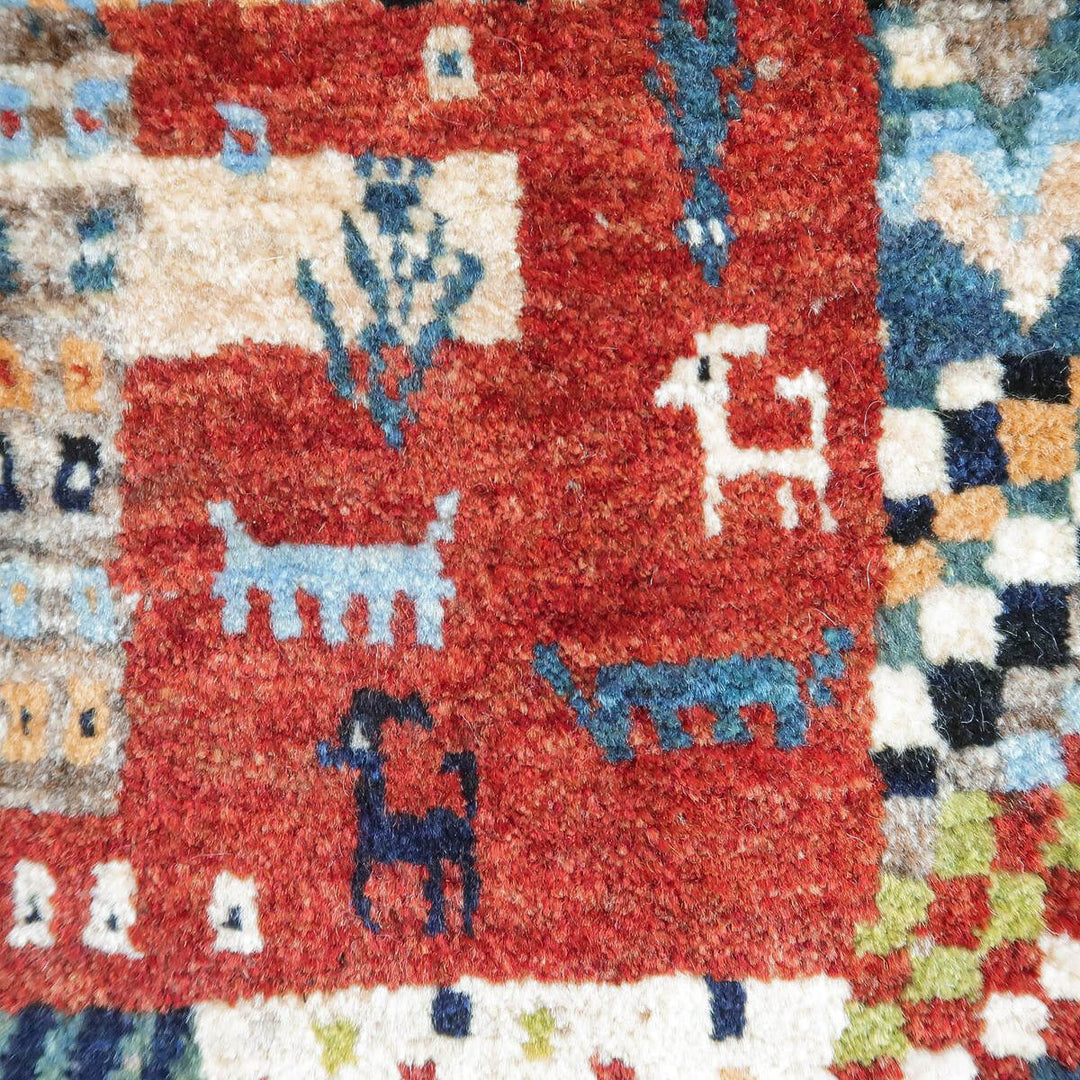 【オーダーメイド受付中】イラン　シラーズ産　ギャッベ 　（hs-11152）