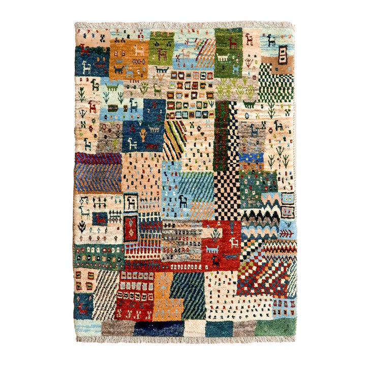 【オーダーメイド受付中】イラン　シラーズ産　ギャッベ 　（hs-11152）