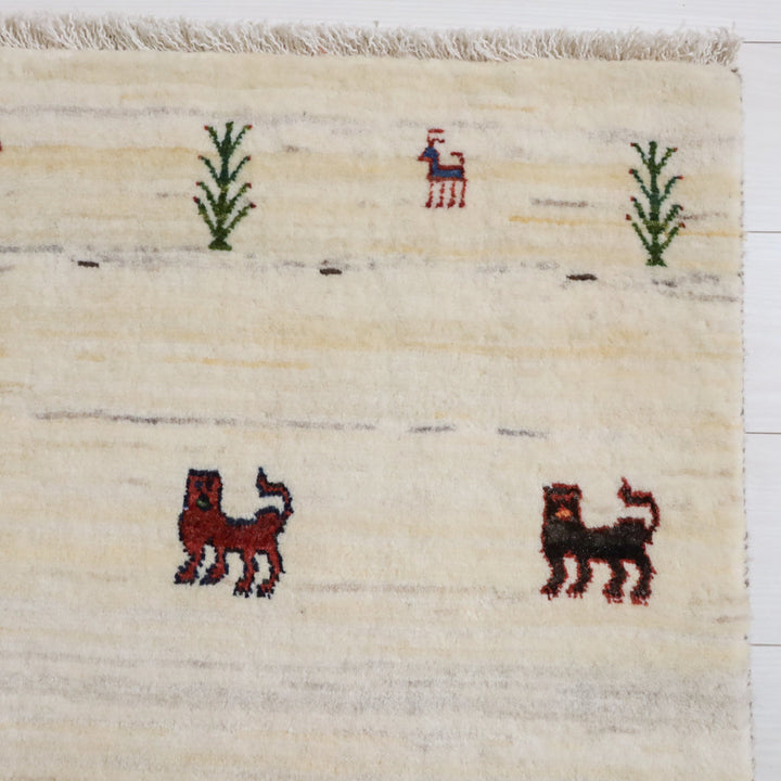 【オーダーメイド受付中】イラン　シラーズ産　ギャッベ 　（hs-11981）