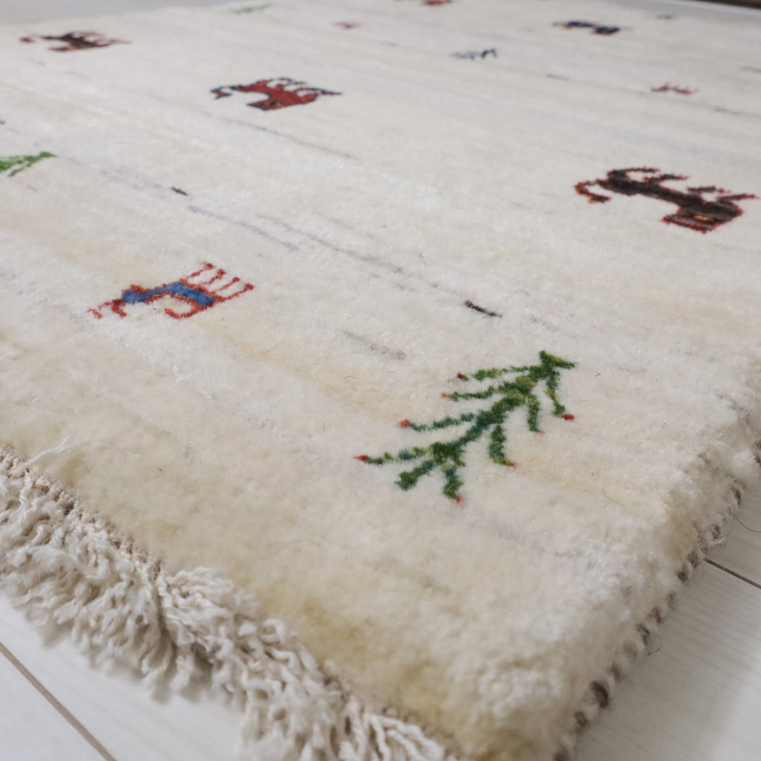 【オーダーメイド受付中】イラン　シラーズ産　ギャッベ 　（hs-11981）