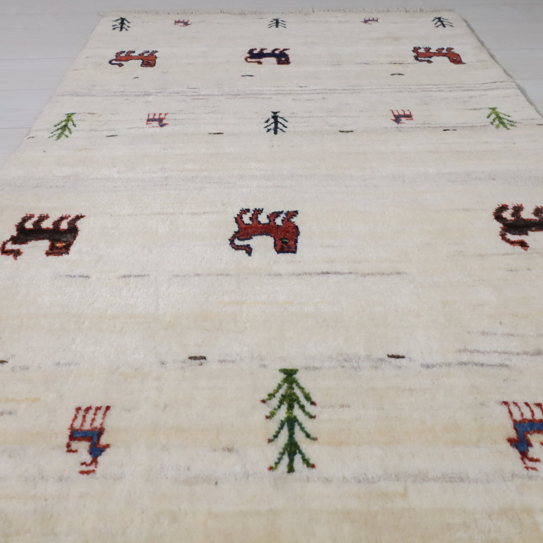 【オーダーメイド受付中】イラン　シラーズ産　ギャッベ 　（hs-11981）