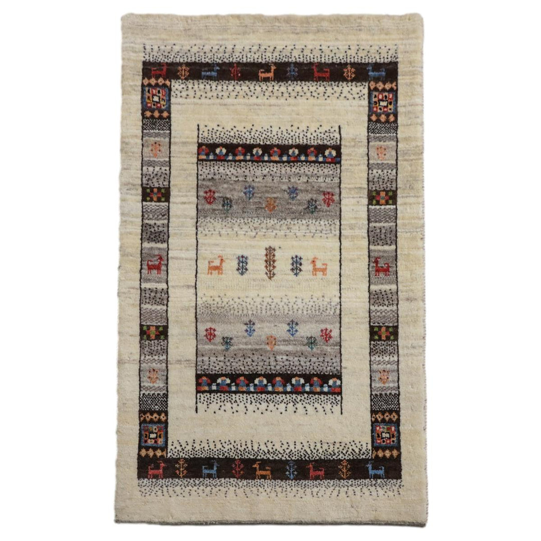 【オーダーメイド受付中】イラン　シラーズ産　ギャッベ 　（hs-11984）