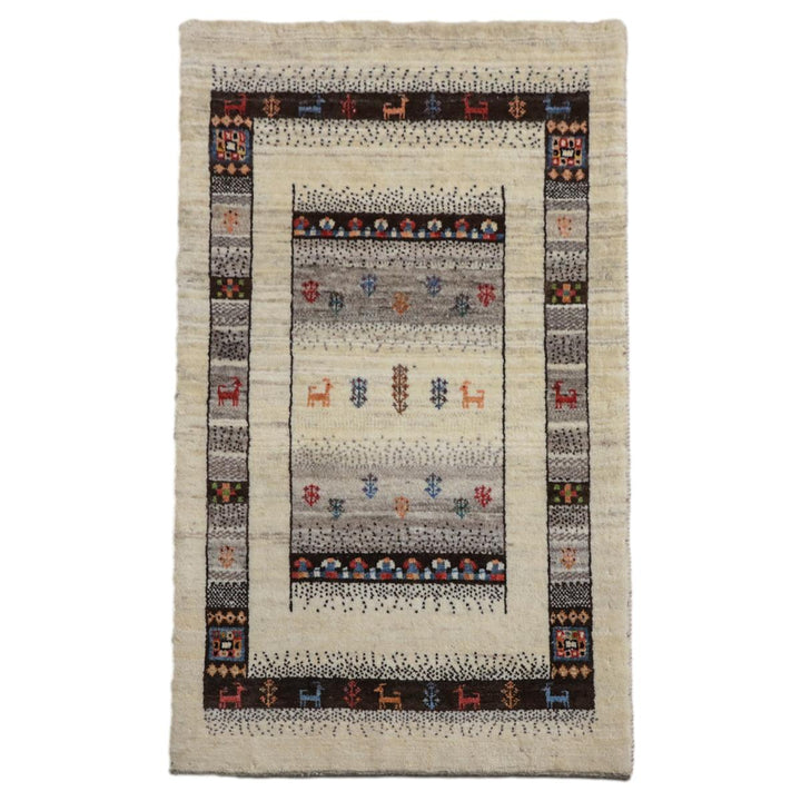 【オーダーメイド受付中】イラン　シラーズ産　ギャッベ 　（hs-11984）