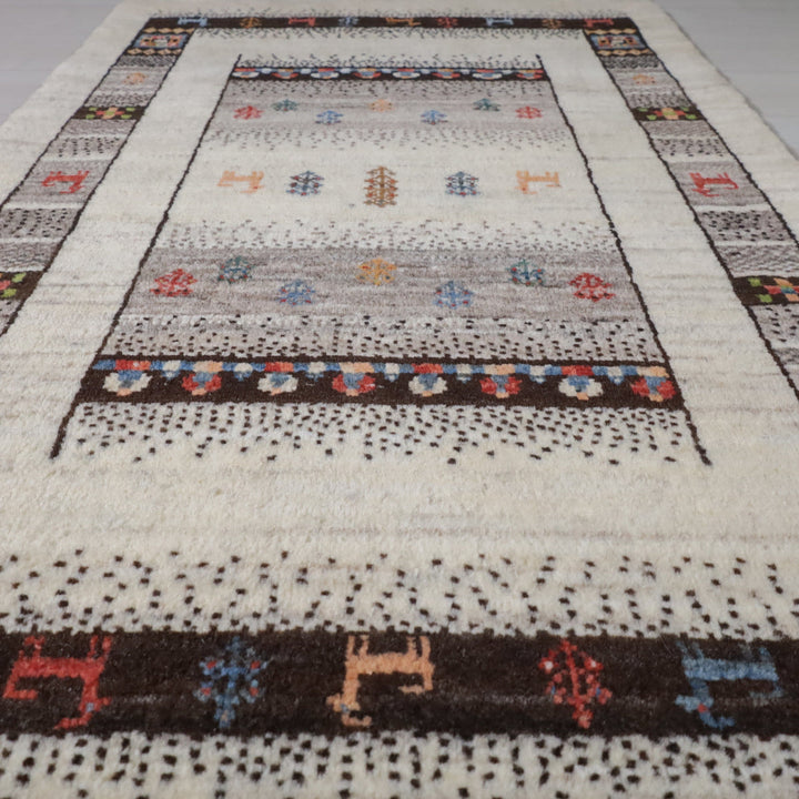 【オーダーメイド受付中】イラン　シラーズ産　ギャッベ 　（hs-11984）