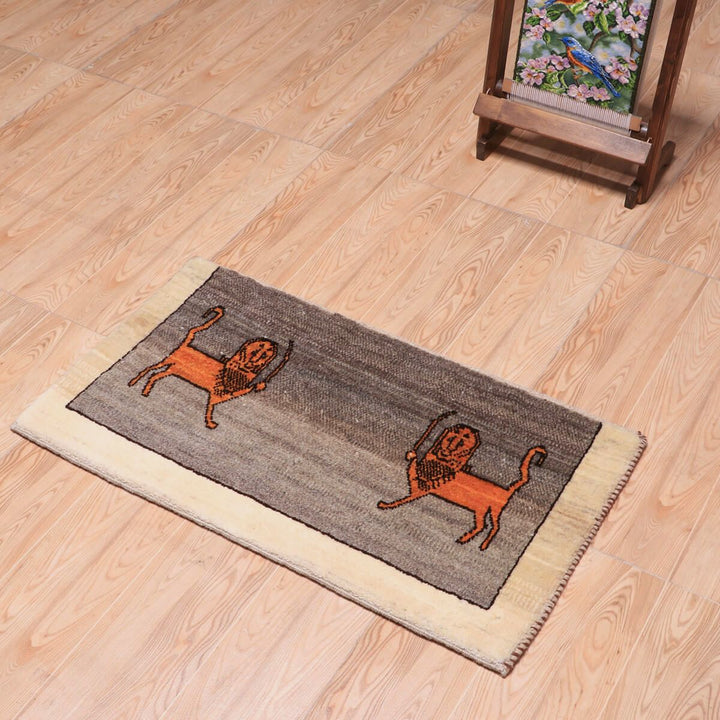 ギャッベ（ギャベ）カシュクリ　129×80cm（HS-70102）