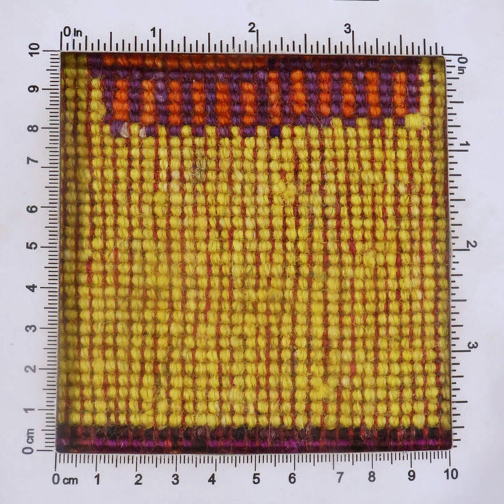 ギャッベ（ギャベ）ルリバフ　114×84cm（HS-70117）
