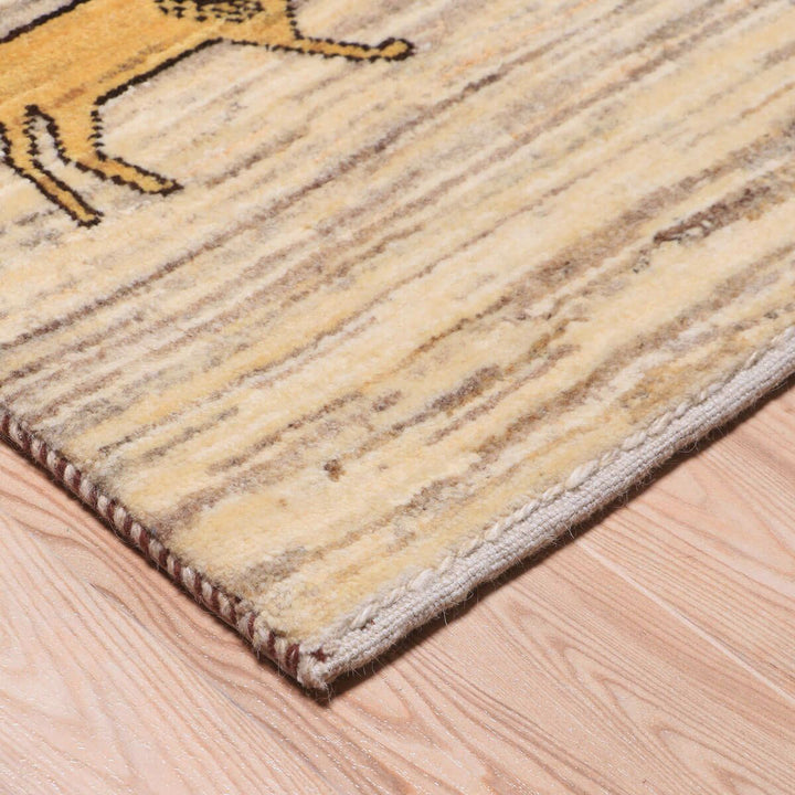 ギャッベ（ギャベ）カシュクリ　131×77cm（HS-70131）