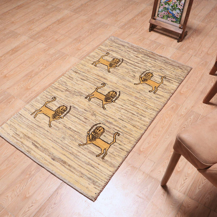 ギャッベ（ギャベ）カシュクリ　131×77cm（HS-70131）