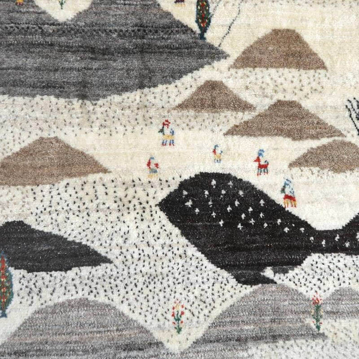 ギャッベ／カシュクリ 137×79cm（HS-85138）