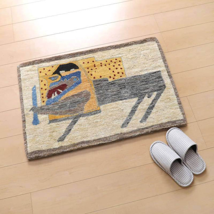 ギャッベ／カシュクリ 87×58cm（HSS-10918）