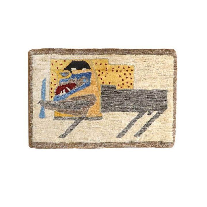 ギャッベ／カシュクリ 87×58cm（HSS-10918）