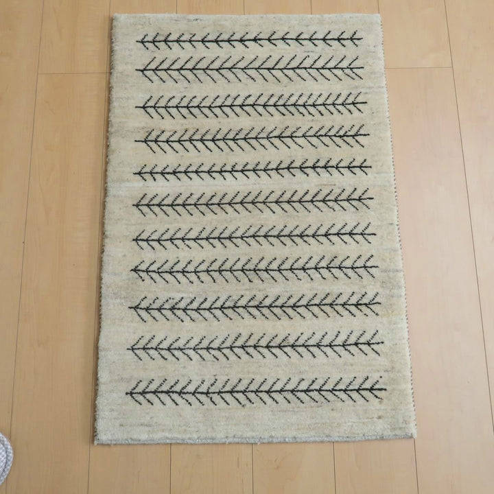 【セミオーダー受付中】  サイズ変更OK　カラー変更OK イラン　シラーズ産　ギャッベ 　（hss-11038）