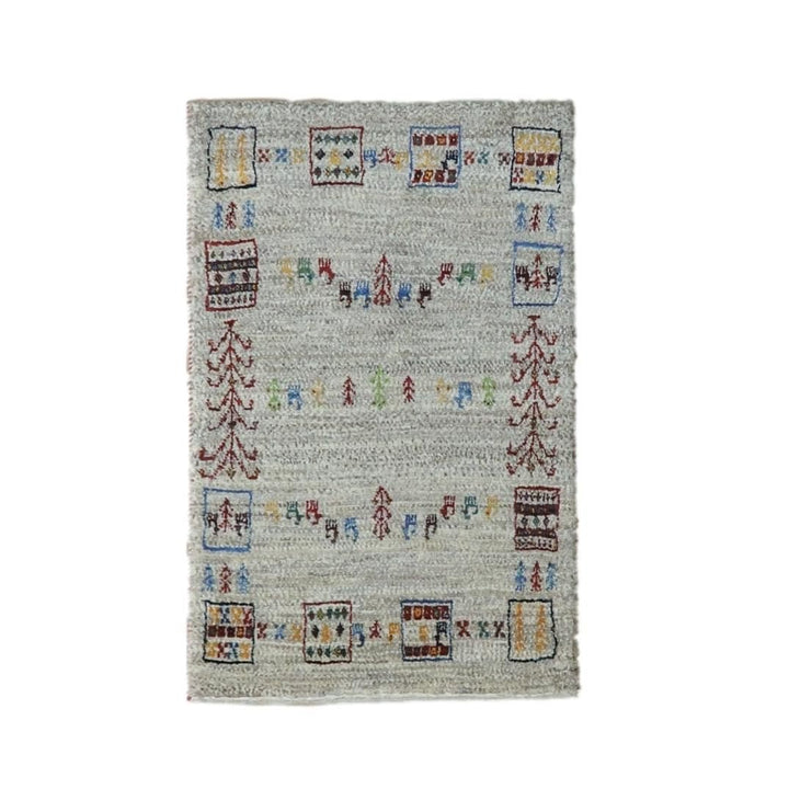 【オーダーメイド受付中】イラン　シラーズ産　ギャッベ 　（hss-11049）