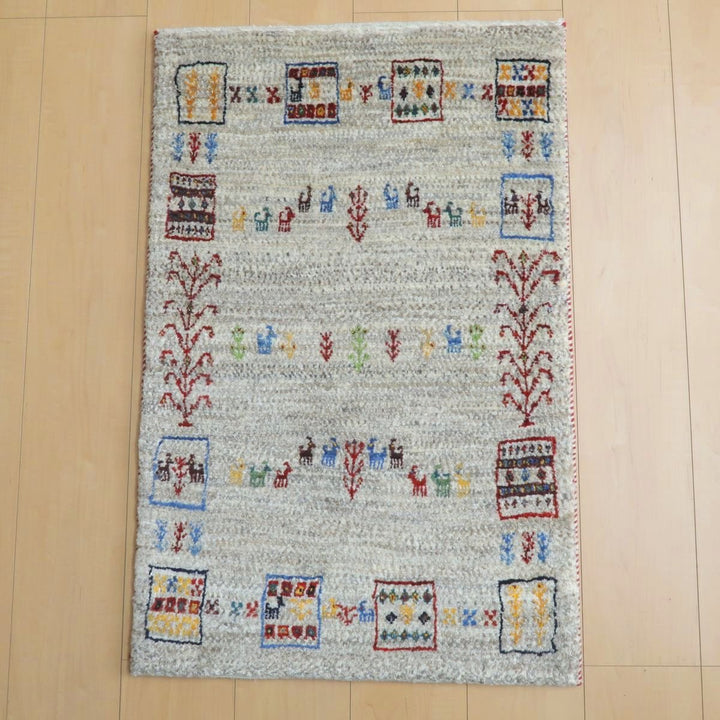 【オーダーメイド受付中】イラン　シラーズ産　ギャッベ 　（hss-11049）