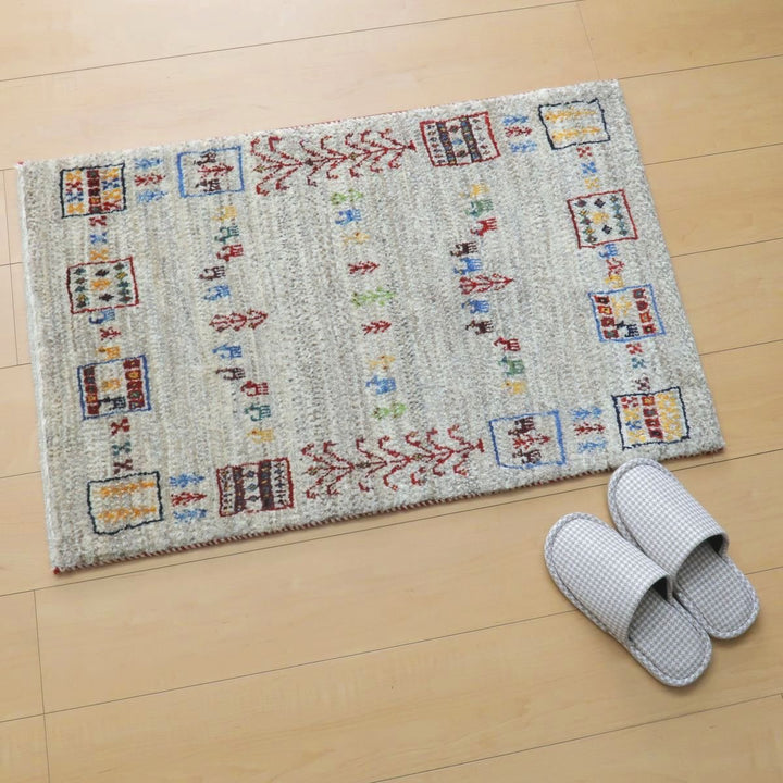 【オーダーメイド受付中】イラン　シラーズ産　ギャッベ 　（hss-11049）