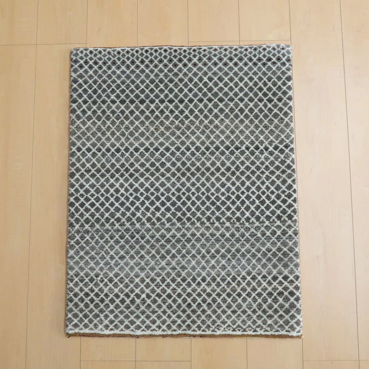 【セミオーダー受付中】  サイズ変更OK　カラー変更OK イラン　シラーズ産　ギャッベ 　（hss-11055）