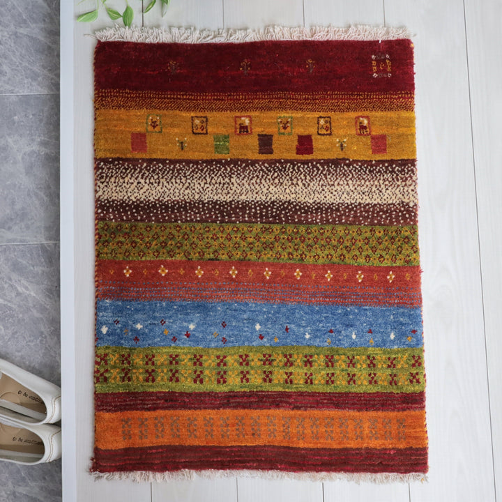 ギャッベ（カシュクリ）　78×60cm（HSS-11059）