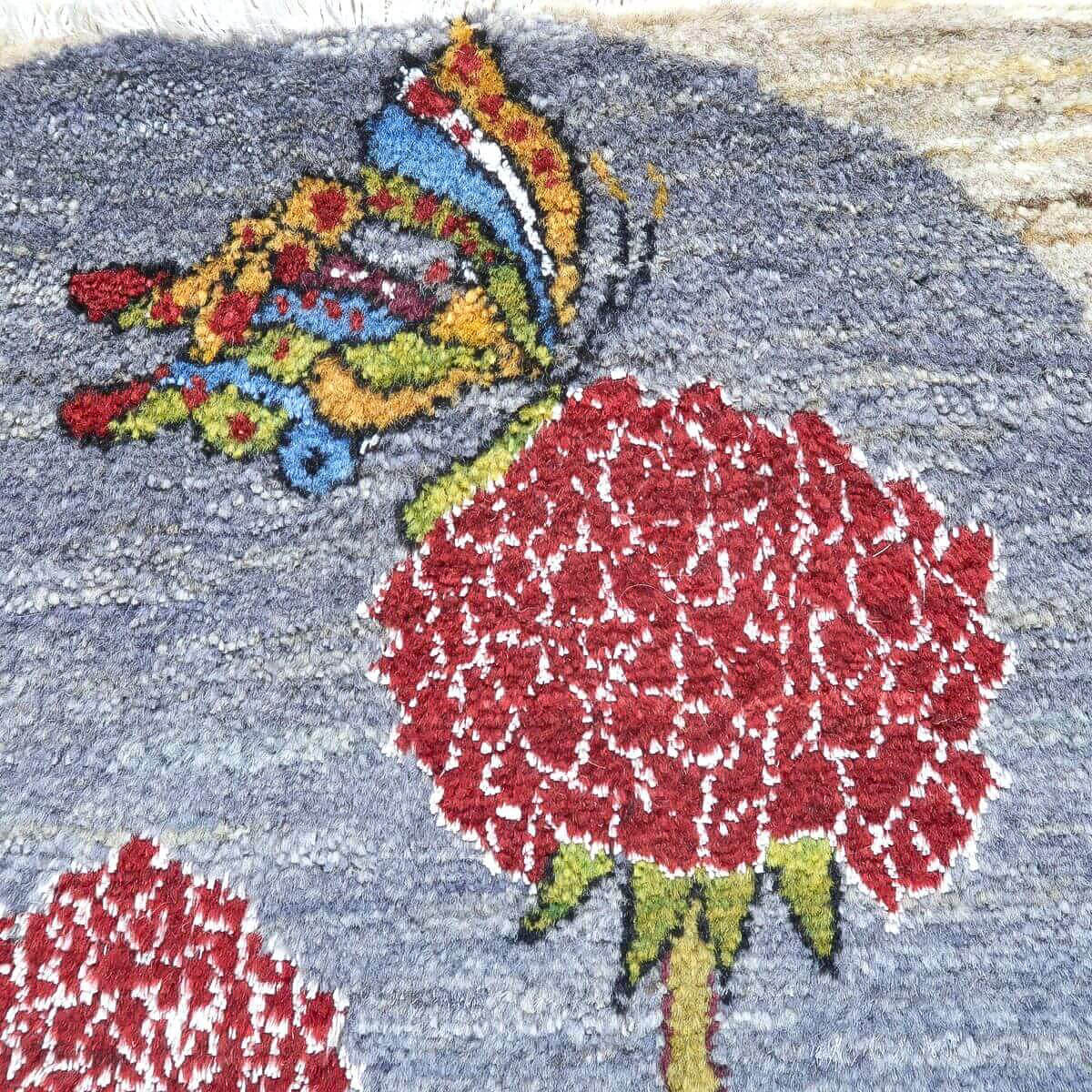 手織りギャッベ ペルシャラグ 84cm カシュクリ イラン シラーズ産 ギャベ 手織りギャッベ ペルシャラグ 84cm カシュクリ イラン シラーズ産