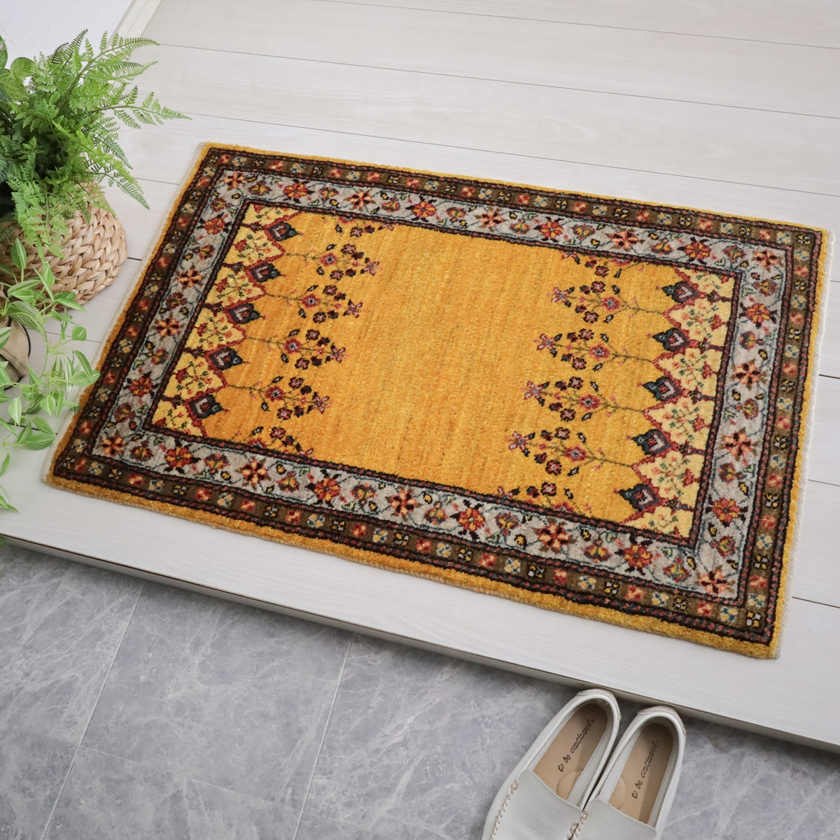 イエロー系ギャッベ通販｜黄・オレンジラグ｜ギャッベ専門店