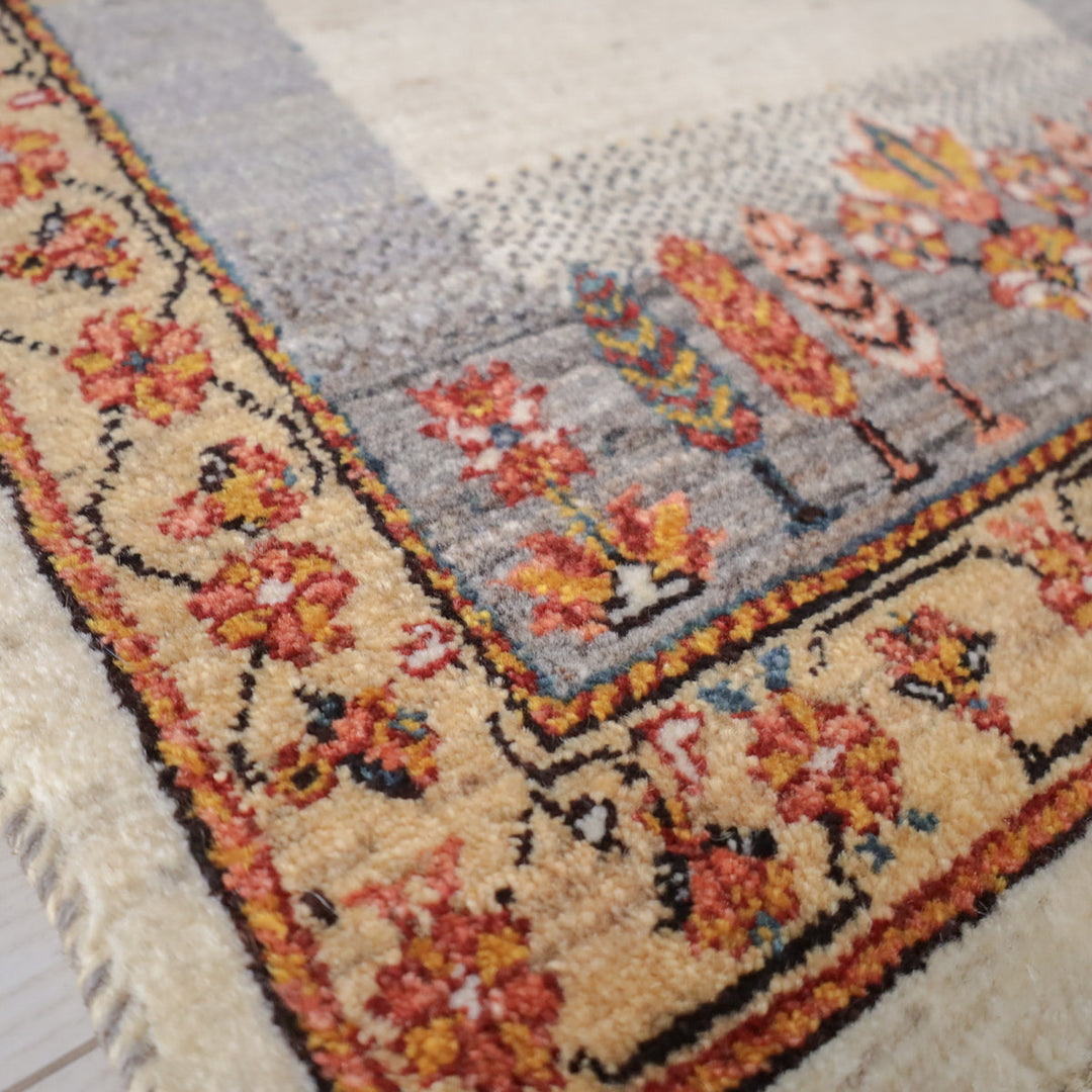 【オーダーメイド受付中】イラン　シラーズ産　ギャッベ 　（hss-11835）