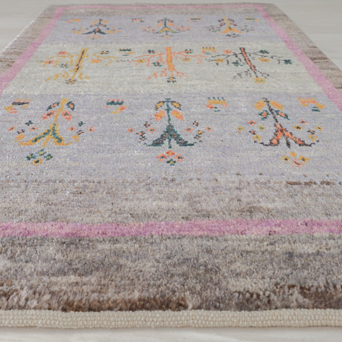 ギャッベ (アマレ) 92×62cm（HSS-11844） – ギャッベ＆ペルシャ
