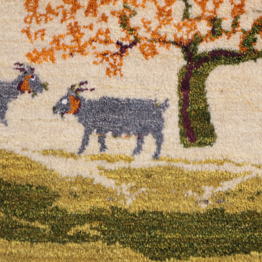 【オーダーメイド受付中】イラン　シラーズ産　ギャッベ 　（hss-11881）