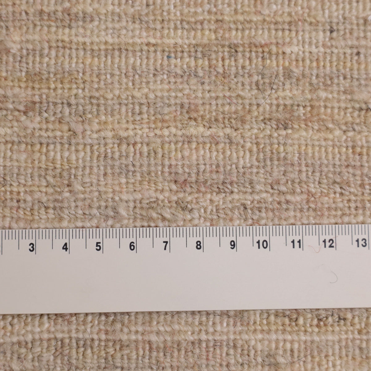 ギャッベ絨毯,ルリバフ,54×90cm｜手織りウールラグ,アイボリー