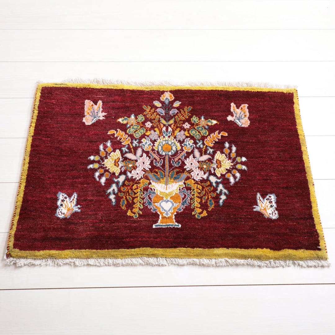 【オーダーメイド受付中】イラン　シラーズ産　ギャッベ 　（hss-11889）