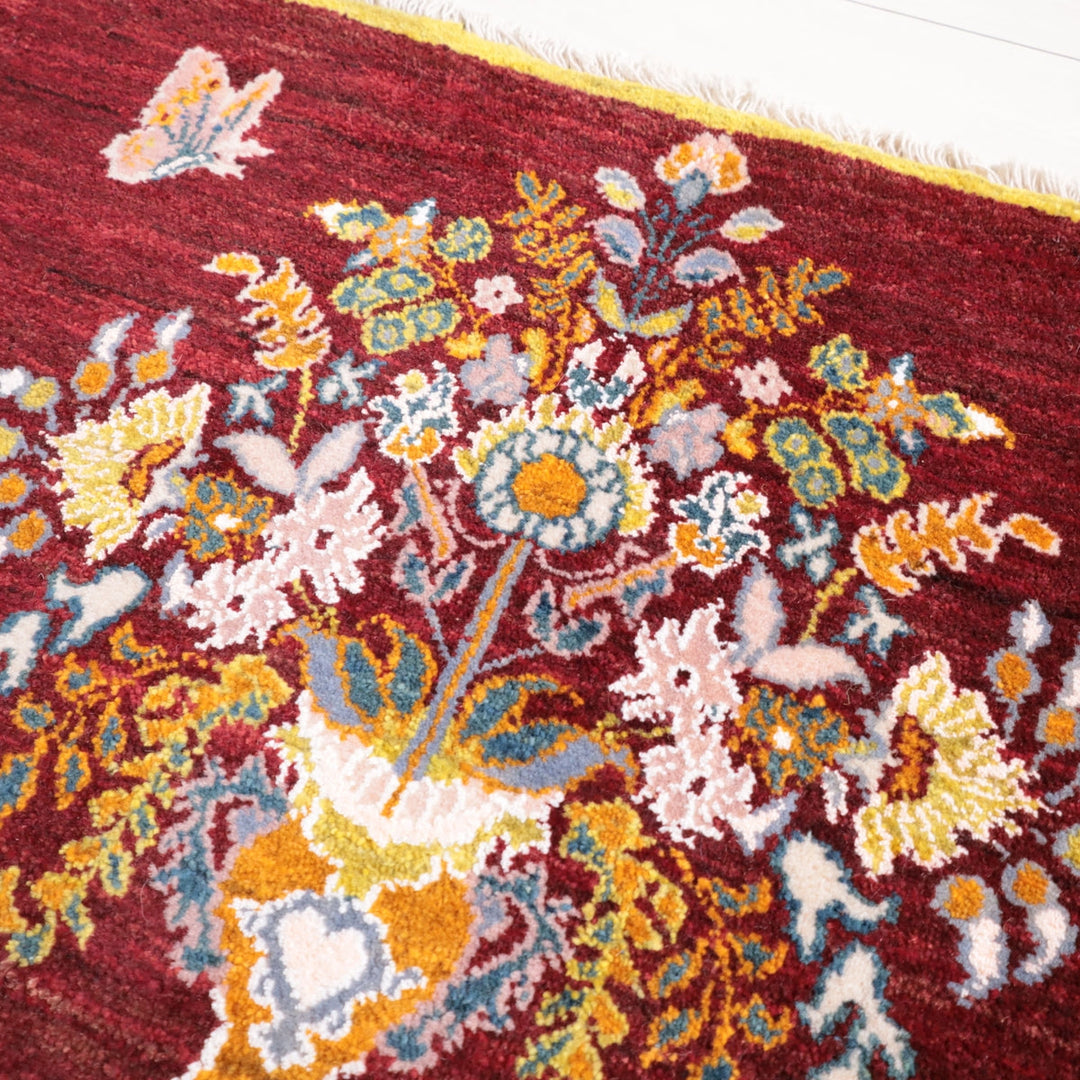 【オーダーメイド受付中】イラン　シラーズ産　ギャッベ 　（hss-11889）