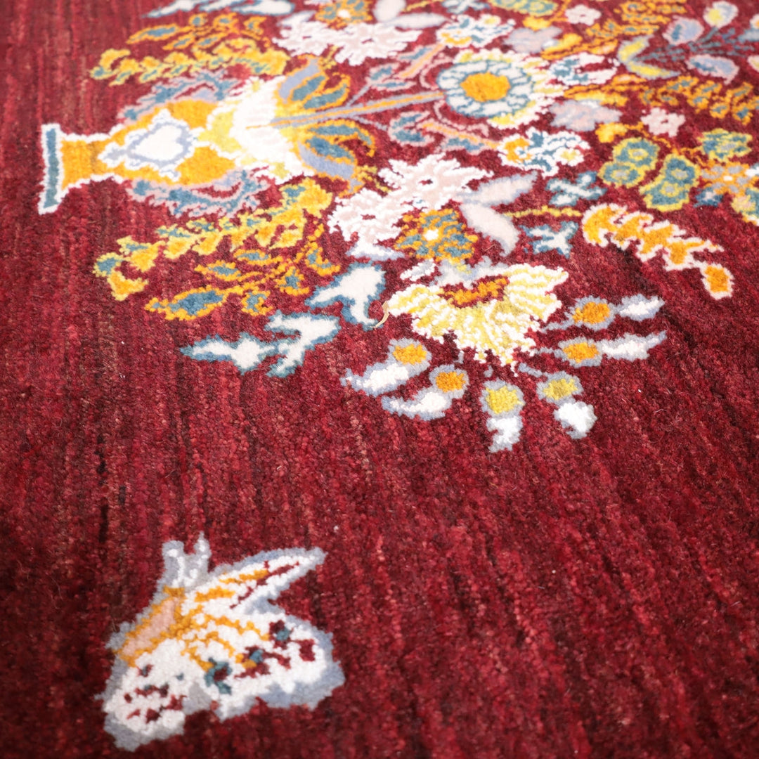 【オーダーメイド受付中】イラン　シラーズ産　ギャッベ 　（hss-11889）